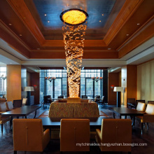 modern lobby art glass hanging modern pendant lighting ceiling luxury chandelier